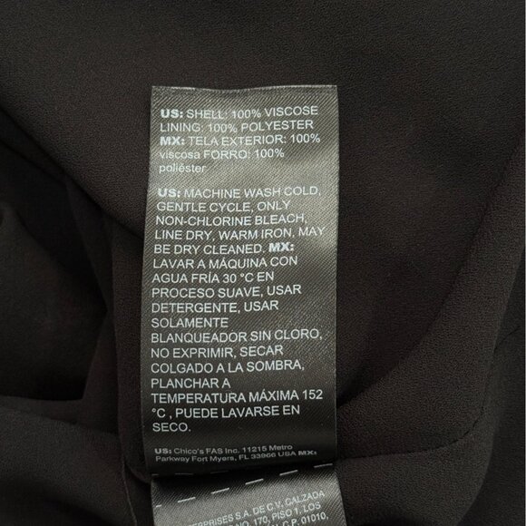 White House Black Market Draped Midi Wrap Dress Blue & Beige Womens Size 4 - Picture 5 of 8